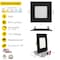 Nuwatt 4" Square Ultra Thin Black Trim LED Recessed Lighting 5CCT 2700K/3000K/3500K/4000K/5000K 6 PK NW-P-SQDL-4-9W-5CT-BLK-6P - alternate 3